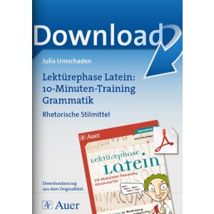 Rhetorische Stilmittel - 10-Minuten-Grammatik-Training