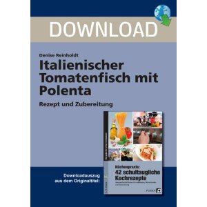 Italienischer Tomatenfisch mit Polenta