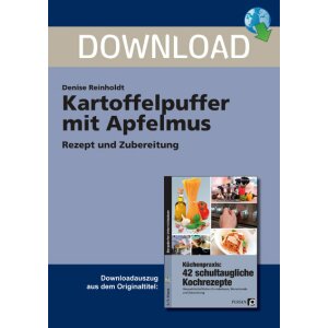 Kartoffelpuffer mit Apfelmus