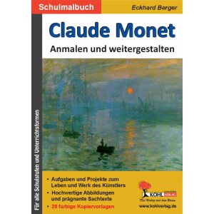 Claude Monet ... anmalen und weitergestalten