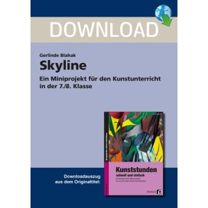 Skyline - Miniprojekt für den Kunstunterricht in der...