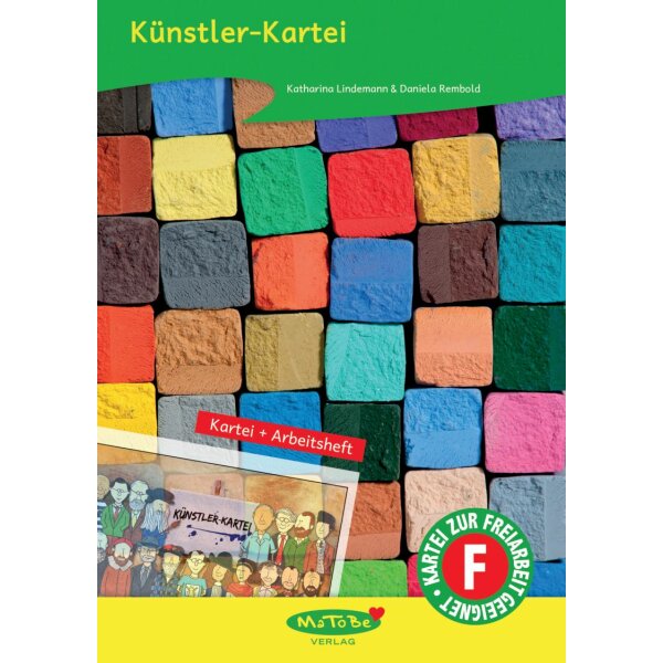 Künstler-Kartei mit Arbeitsheft