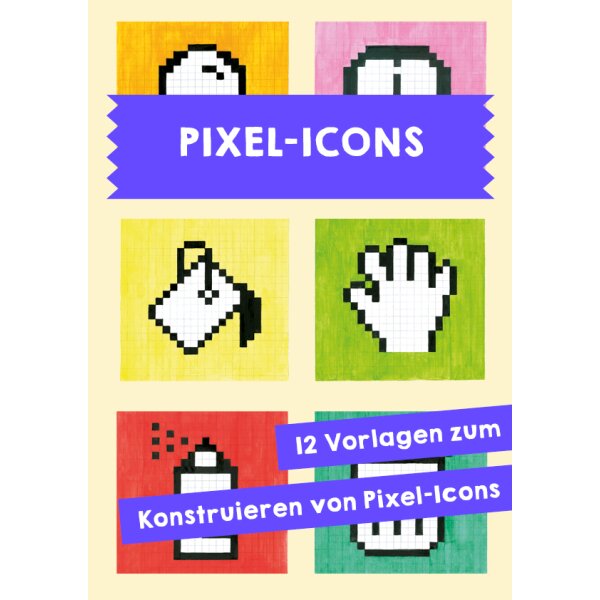 Pixel-Icons - Vorlagen zum Nachkonstruieren