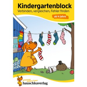 Kindergartenblock - Verbinden, vergleichen, Fehler finden