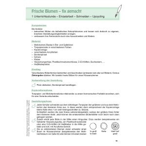 Frühling - Kunstunterricht im Jahreskreis für die 1. Klasse