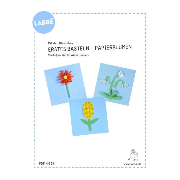 Erstes Basteln - Papierblumen