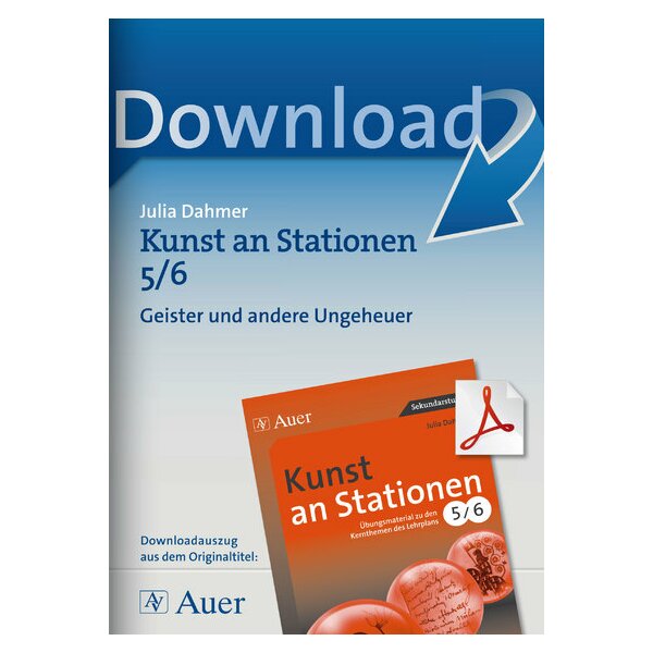 Kunst an Stationen - Geister und Ungeheuer (Kl. 5/6)