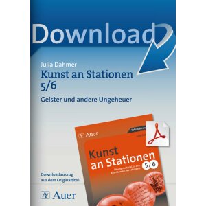Kunst an Stationen - Geister und Ungeheuer (Kl. 5/6)
