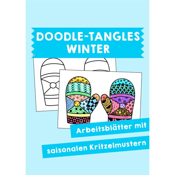 Winter: Doodle-Tangles