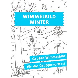 Winter: Klassen-Wimmelbild gestalten