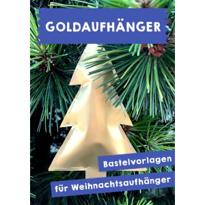 Bauschige Goldaufhänger - Weihnachtsschmuck