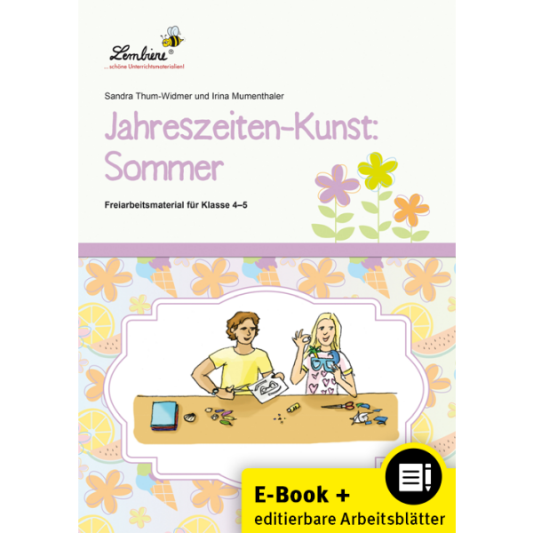 Jahreszeiten-Kunst: Sommer (4. und 5. Klasse)