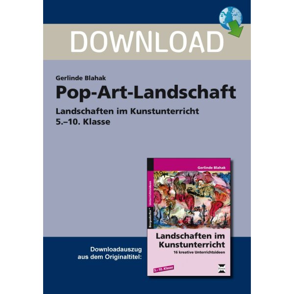 Pop-Art-Landschaft - Landschaften im Kunstunterricht