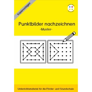 Punktbilder nachzeichnen - Muster