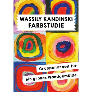 Kandinsky - Farbstudie Quadrate mit konzentrischen Kreisen