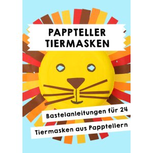 Pappteller-Tiermasken