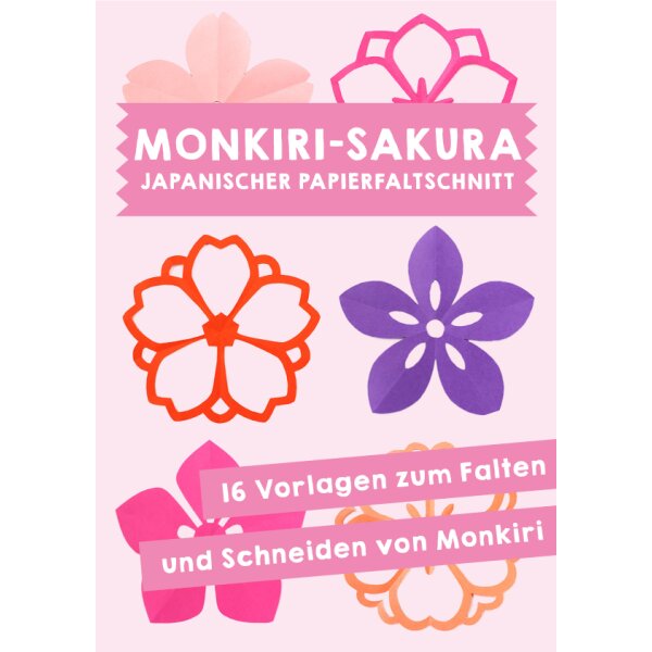 Japanischer Papierfaltschnitt - Monkiri Sakura