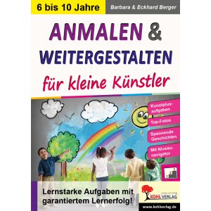 Anmalen und weitergestalten für kleine Künstler