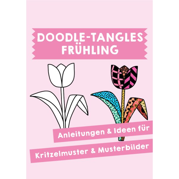 Frühling: Doodle-Tangles