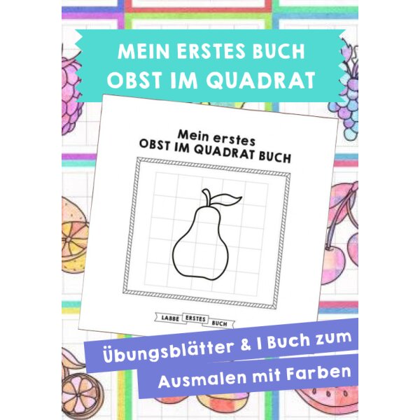 Mein erstes Buch - Obst im Quadrat