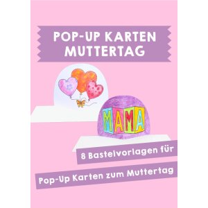 Muttertag  - Pop-Up-Karten