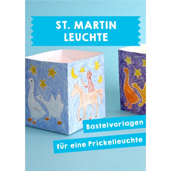 St. Martin-Leuchte selber basteln