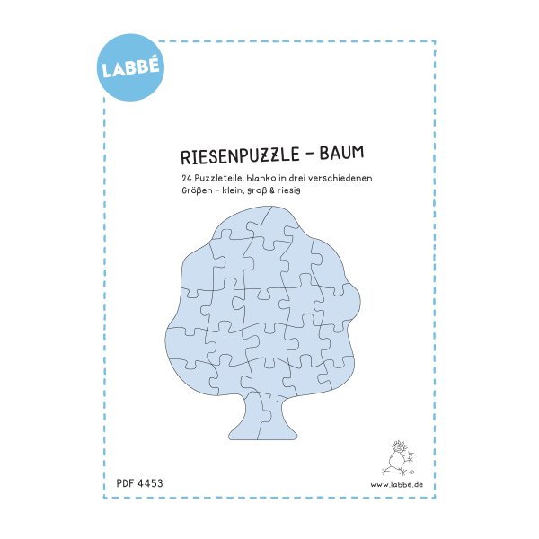 Baum - Riesenpuzzle in Gruppenarbeit