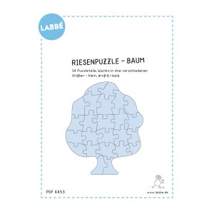 Baum - Riesenpuzzle in Gruppenarbeit