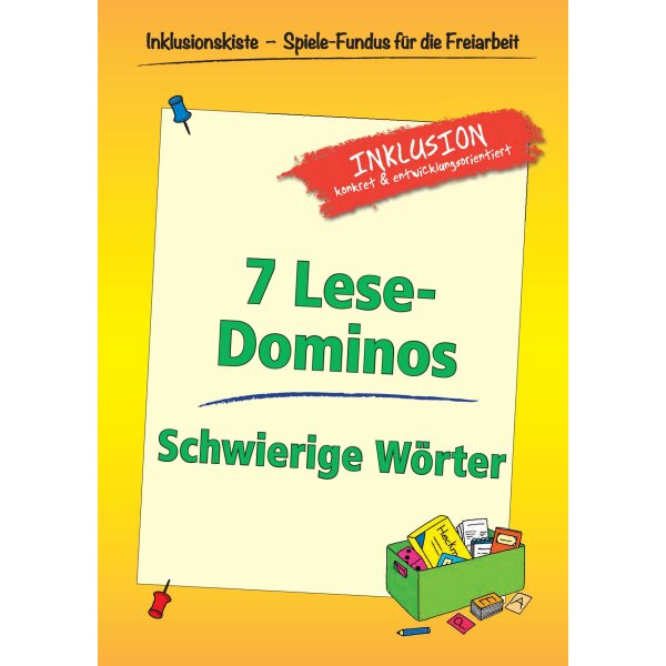 7 Lese-Dominos: Schwierige  Wörter