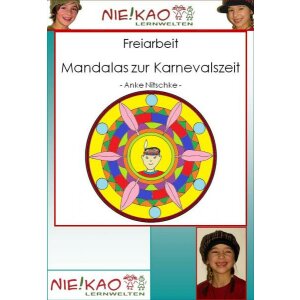 Freiarbeit - Mandalas zur Karnevalszeit