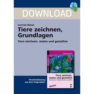 Grundlagen Tiere zeichnen - Tiere zeichnen, malen und...