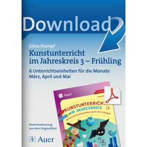 Frühling - Kunstunterricht im Jahreskreis Klasse 3