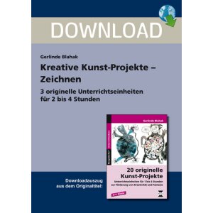 Zeichnen - Kreative Kunst-Projekte Kl. 3/4
