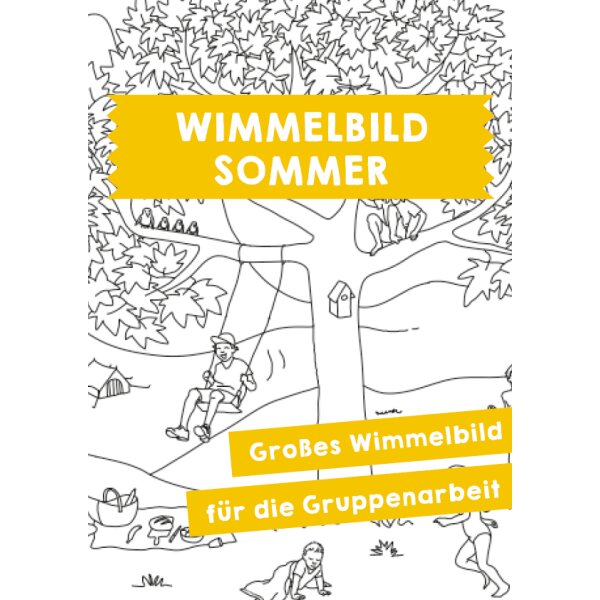 Sommer: Klassen-Wimmelbild gestalten