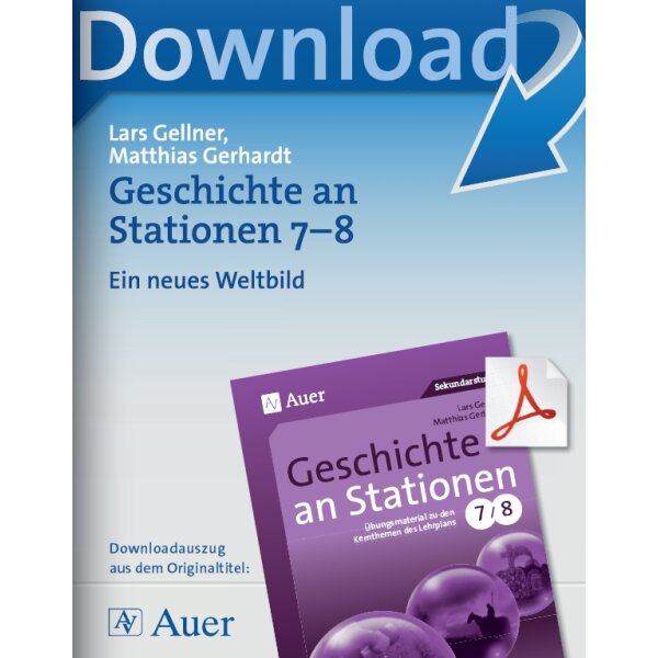 Ein neues Weltbild - Geschichte an Stationen Kl. 7/8