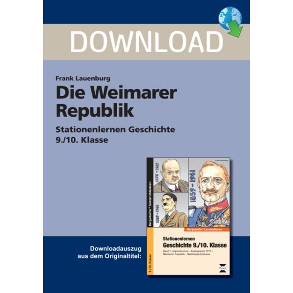 Die Weimarer Republik