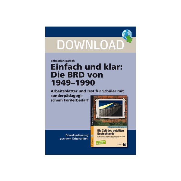 Die BRD von 1949-1990 - Neueste Geschichte einfach und klar