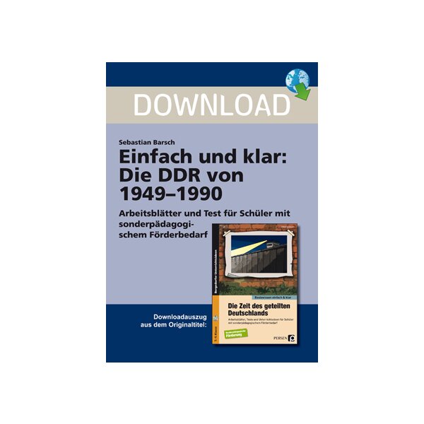 Die DDR von 1949-1990 - Neueste Geschichte einfach und klar