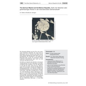 The German Michel and the Weimar Republic
