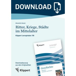 Ritter, Kriege, Städte im Mittelalter - 3 fertige...