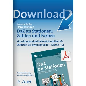 Zahlen bis 20 und Farben - DaZ an Stationen