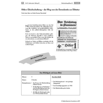 Hitlers Gleichschaltung - der Weg von der Demokratie zur Diktatur