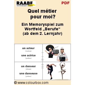 Quel métier pour moi? Ein Memoryspiel zum Wortfeld...