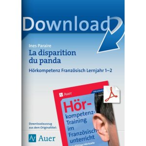 La disparition du panda - Hörkompetenz Klasse 5/6