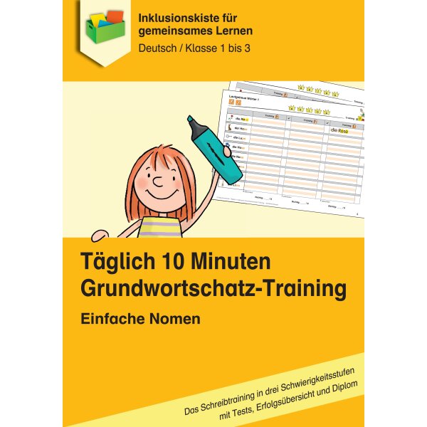 Einfache Nomen - Tgl. 10 Minuten Grundwortschatz-Training