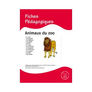 Bildkarten: Animaux du zoo