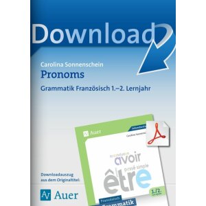 Pronoms - Grammatik  1./2. Lernjahr