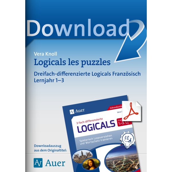 Les puzzles - Dreifach-differenzierte Logicals Französisch