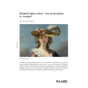 Élisabeth Vigée Le Brun: Une vie de peintre