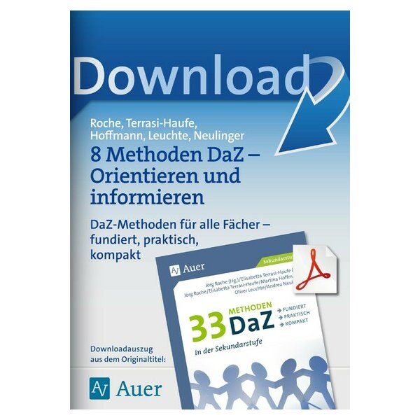 Orientieren und informieren - DaZ-Methoden für alle Fächer